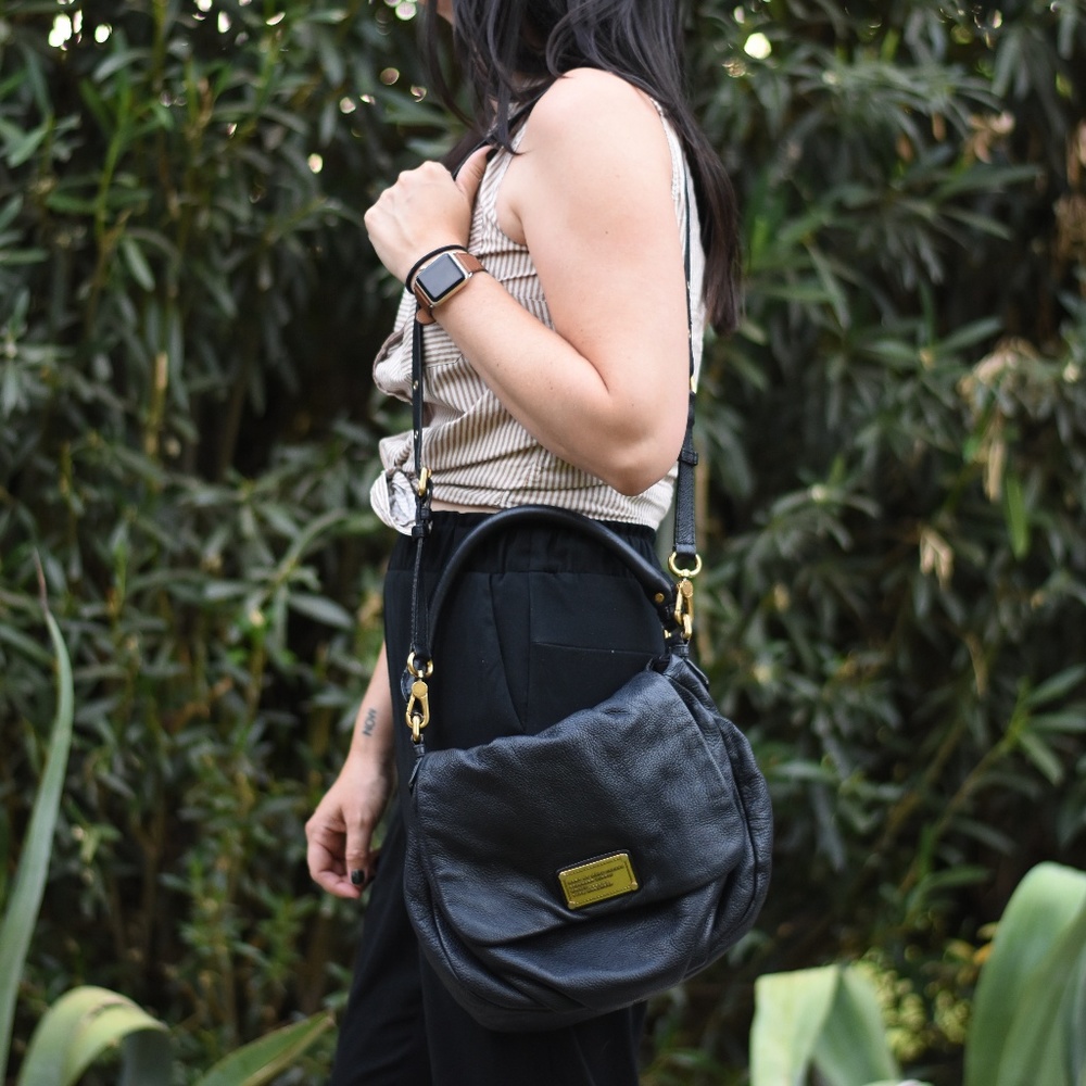 Marc by Marc Jacobs Black Leather Crossbody Bag